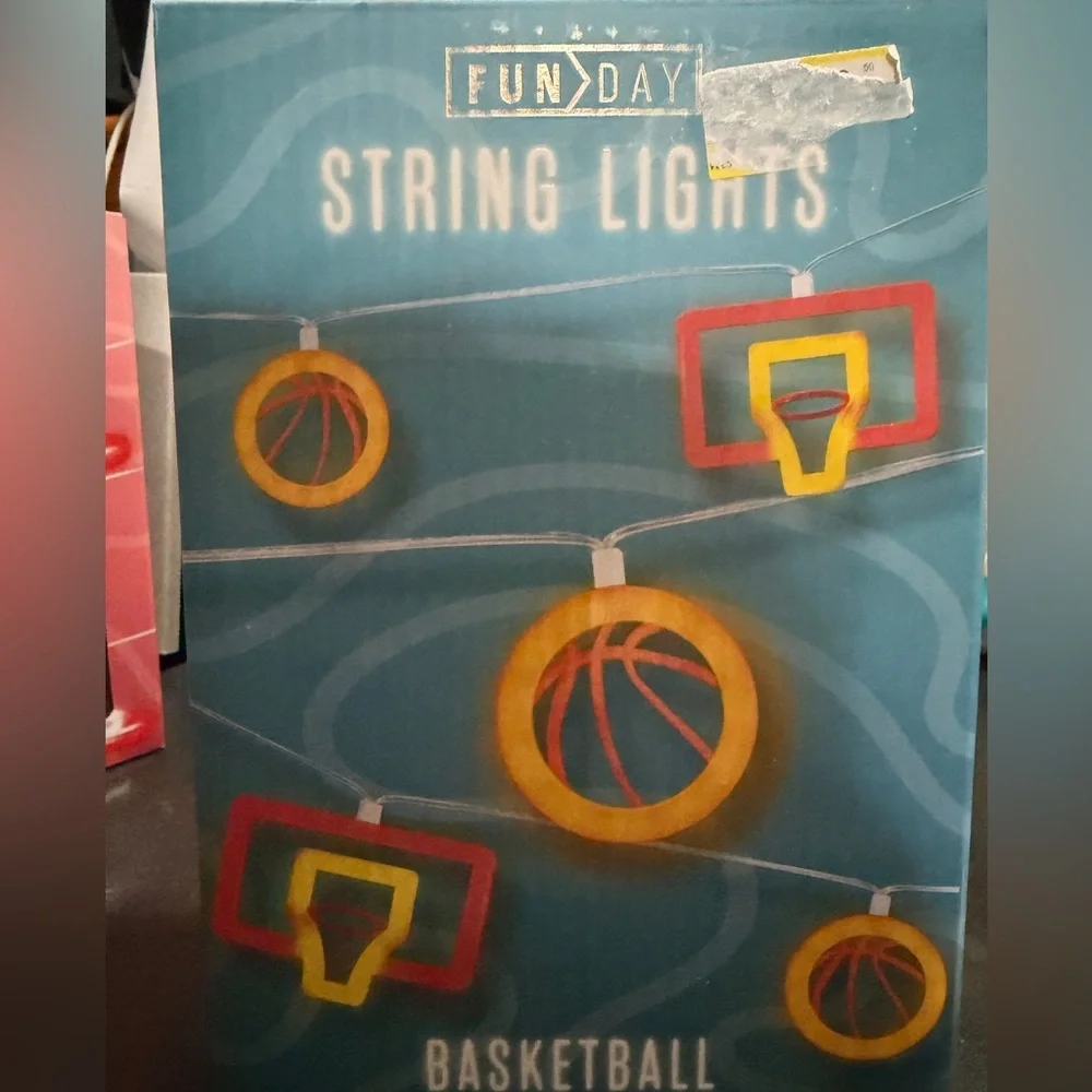 Fun Day Basketball String Lights- 2 pack retails $19.99 each